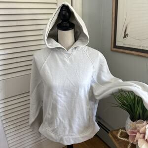 DAILY PRACTIC Hoodie Womens XS Light Gray Sparkle Pullover Athleisure Casual